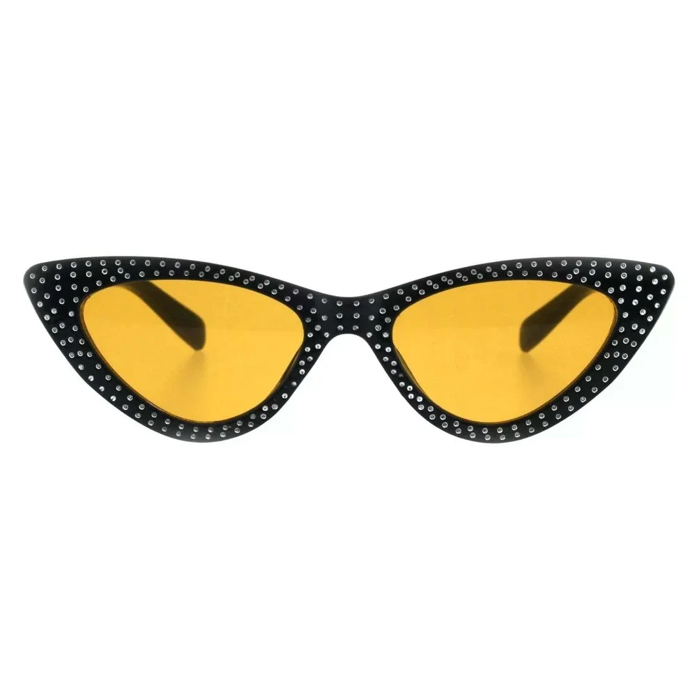 Cat Eye Sunglasses Embellished Fashion Funky Sun Glasses Women Lentes Gafas‎ New